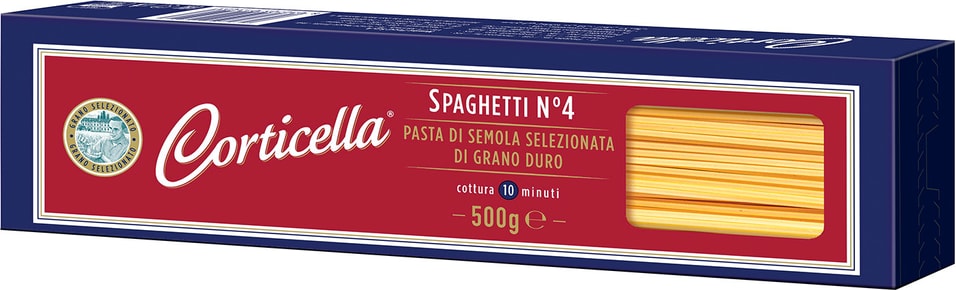 Макароны Corticella Spaghetti Спагетти №4 500г