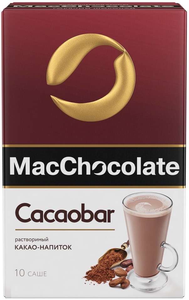 Какао-напиток MacChocolate Cacaobar растворимый 10 пак от Vprok.ru