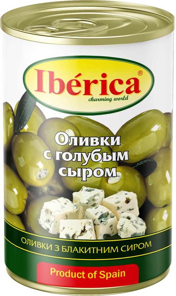Оливки Iberica с голубым сыром 300г