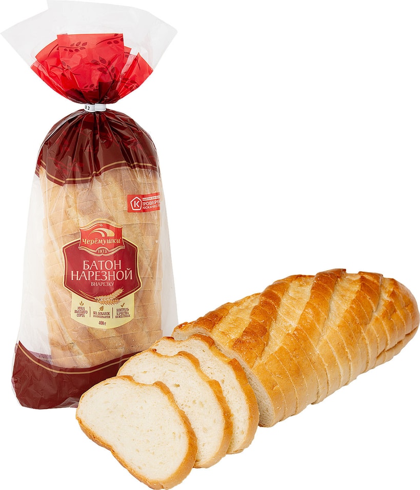 Батон Черемушки нарезанный 400г