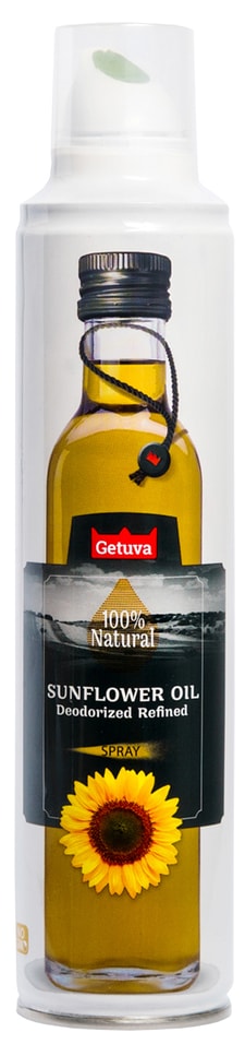 Масло подсолнечное Getuva Spray рафинированное 250мл