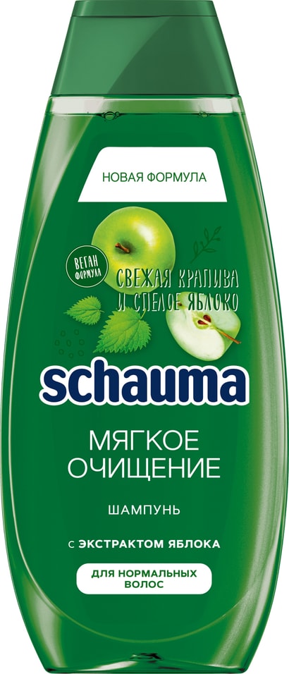 Шампунь для волос Schauma Мягкое очищение Яблоко 370мл