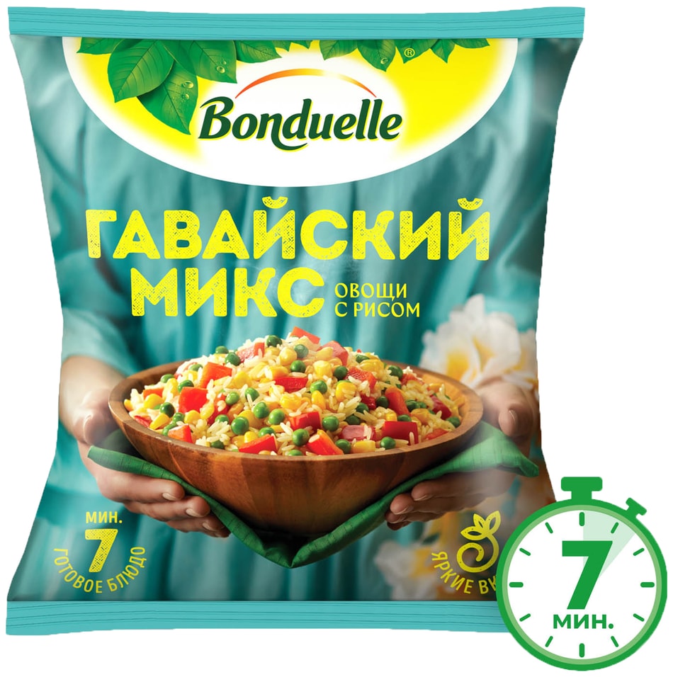 Смесь овощная Bonduelle Гавайский микс с рисом 400г от Vprok.ru