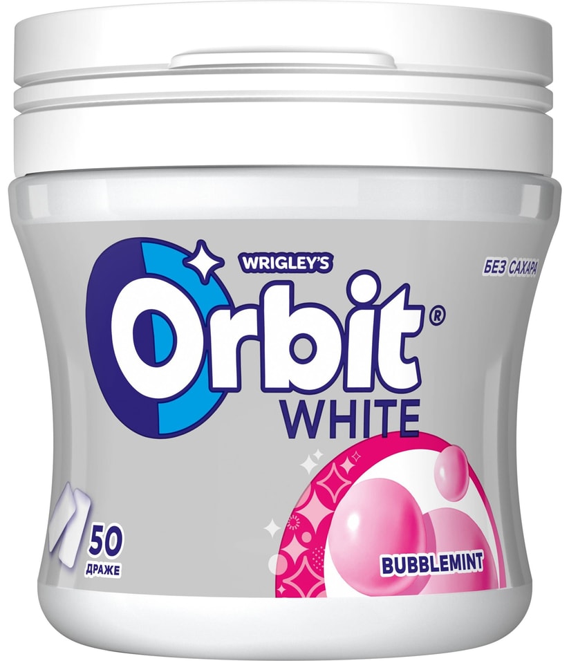 Жевательная резинка Orbit White Bubblemint 68г 289₽