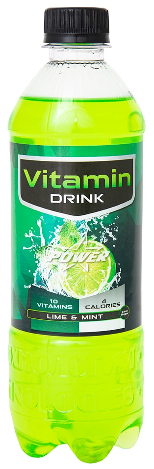 Напиток Vitamin Drink Power Star Лайм-мята 500мл от Vprok.ru