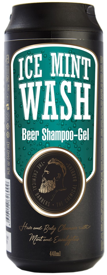 Гель-шампунь для душа The Chemical Barbers Освежающий с мятой и эвкалиптом 440мл
