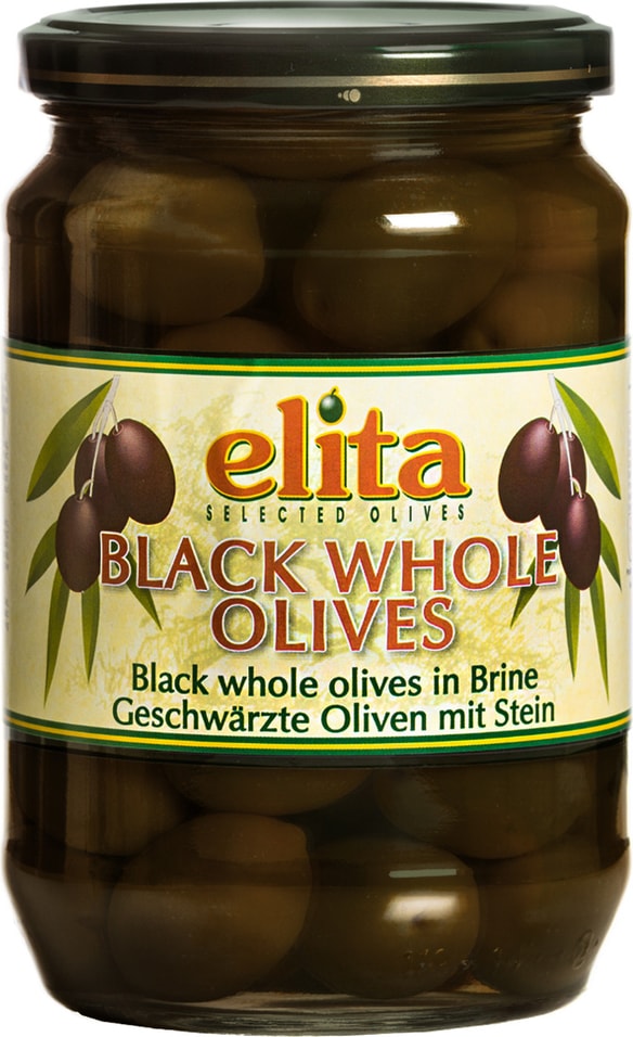 Маслины Elita Супергигант с косточкой  720мл