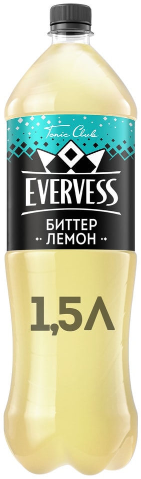 Напиток Evervess Тоник Биттер Лемон 1.5лс доставкой!