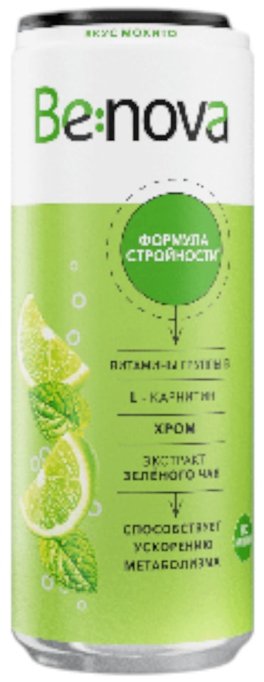 Напиток Be:nova Slim Fit 330мл - Vprok.ru Перекрёсток
