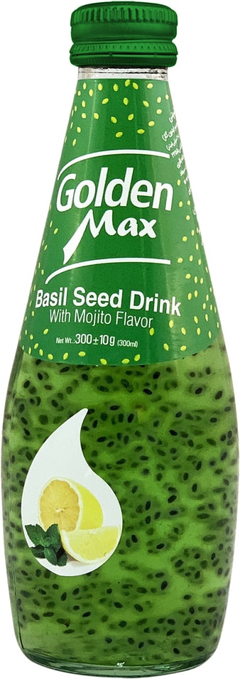 Напиток Golden Max со вкусом Мохито и семенами базилика 300г