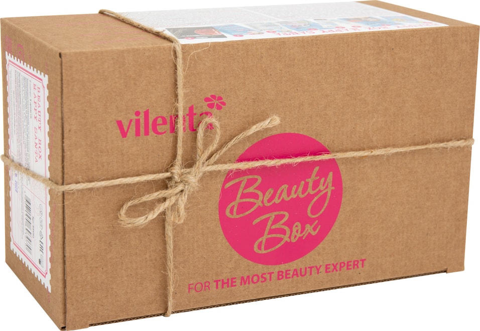 Подарочный набор по уходу за лицом и телом Vilenta Beauty Box Happy Santa от Vprok.ru