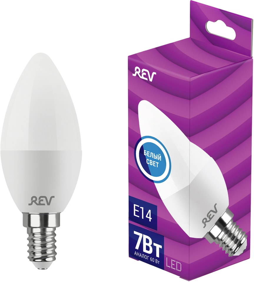 Лампа светодиодная REV E14 7Вт