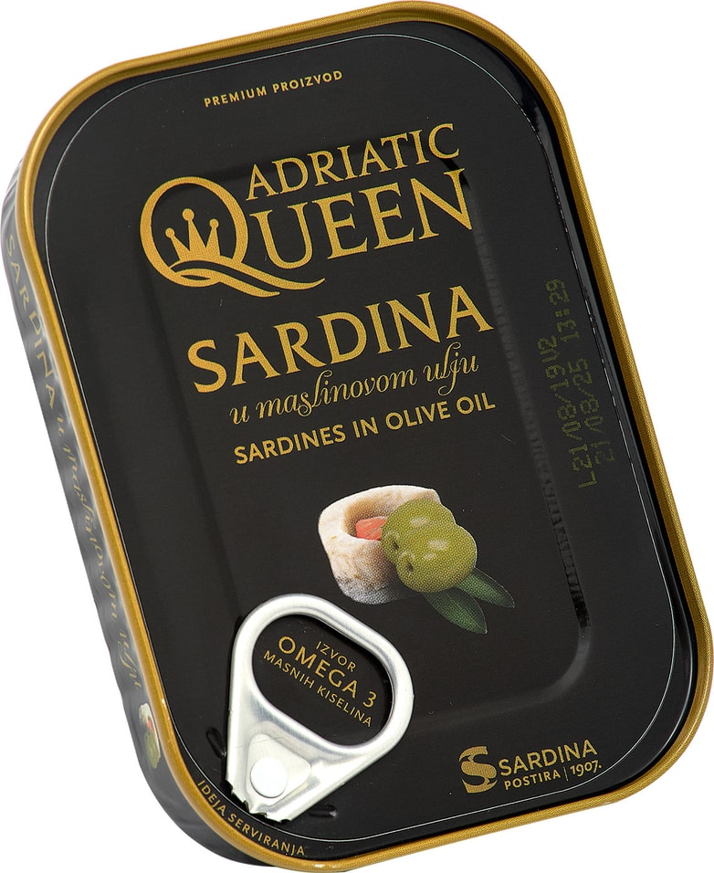 Сардины Adriatic Queen в оливковом масле 105г от Vprok.ru