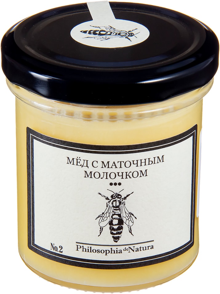 Мед Philosophia de Natura с маточным молочком 180г от Vprok.ru