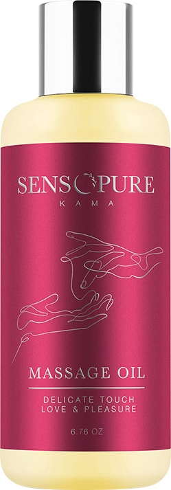 Масло массажное Sensopure гипоаллергенное для интимного массажа Kama 200мл