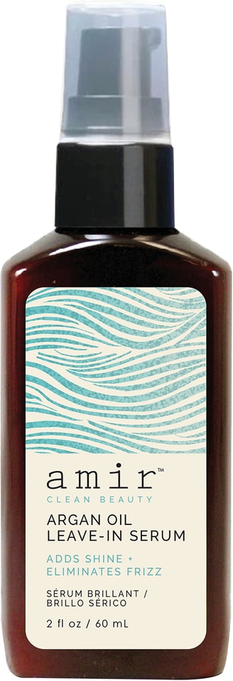 Сыворотка для волос Amir Clean Beauty Argan Oil Leave-In Serum Несмываемая разглаживающая 60мл