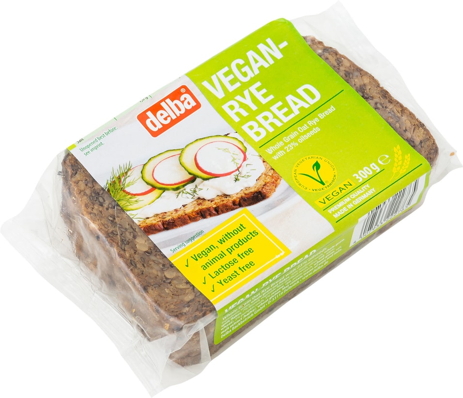 Хлеб Delba Вегетарианский Овсяный со злаками 300г