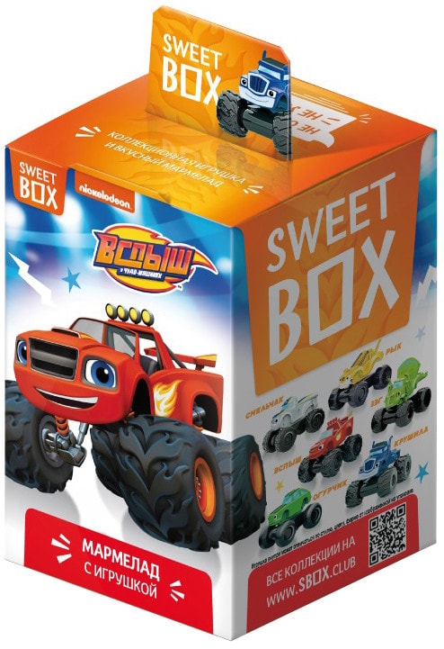 Набор Sweet Box для Мальчиков мармелад + подарок 10г в ассортименте
