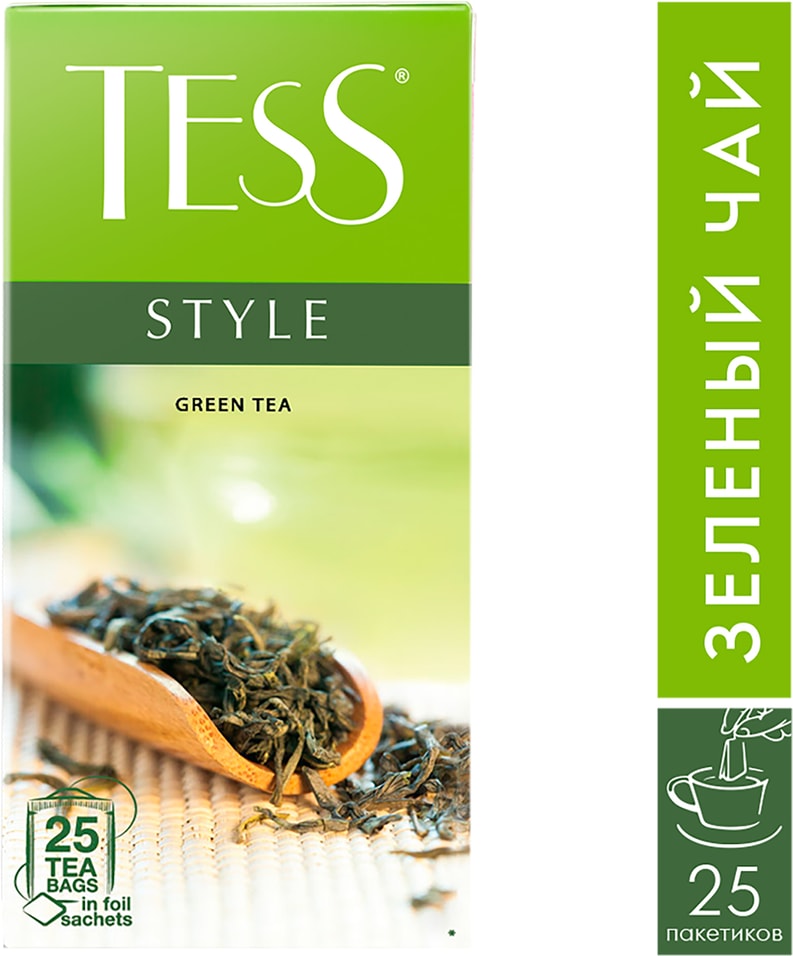 Чай зеленый Tess Style 25*1.8г