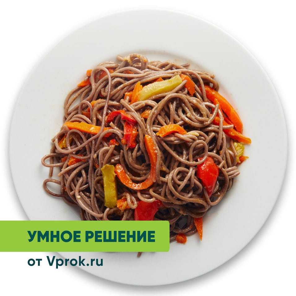 Лапша гречневая с овощами Умное решение от Vprok.ru 200г