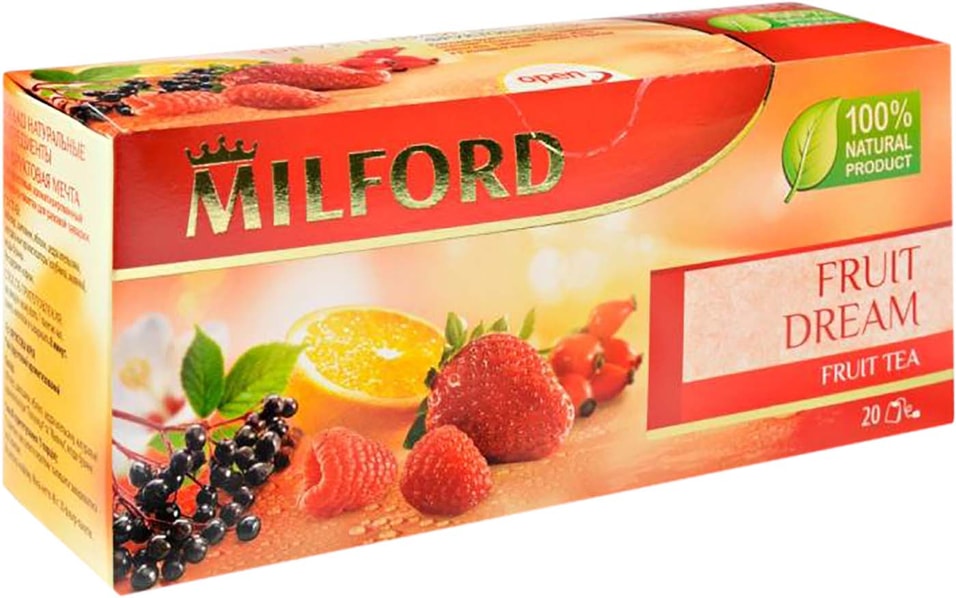 Чай фруктовый Milford Фруктовая мечта 20*2г