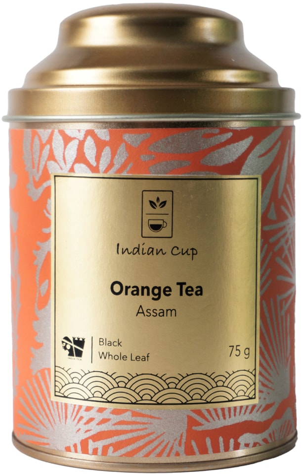 Чай черный Indian cup Апельсиновый 75г. Закажите онлайн!