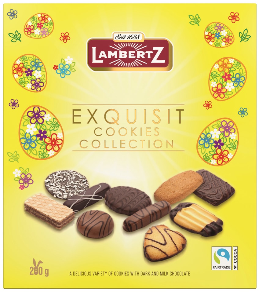 Печенье Lambertz Exquisit Ассорти 200г Закажите онлайн 330₽