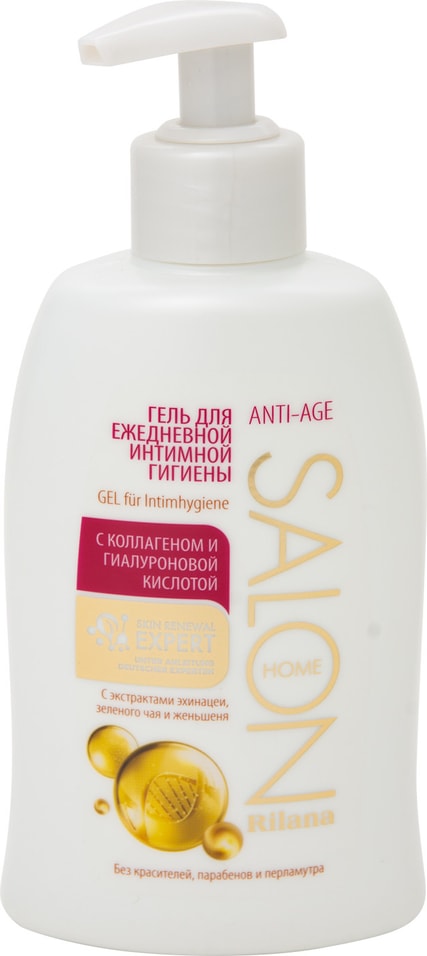 Гель для интимной гигиены Rilana Salon home Anti-age 300мл