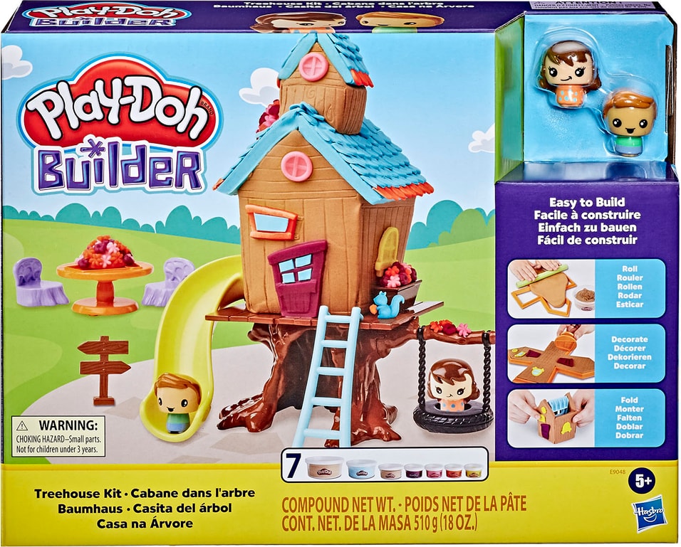 Набор игровой Play-Doh Масса для лепки Домик на дереве
