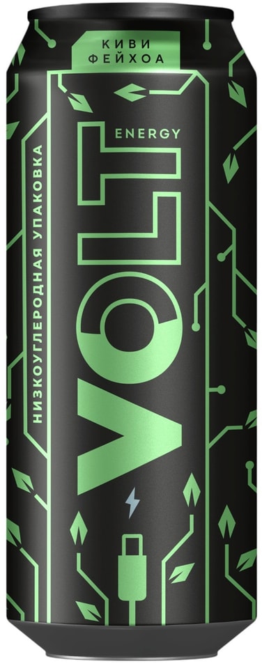 Напиток энергетический Volt Energy Киви-Фейхоа 450мл