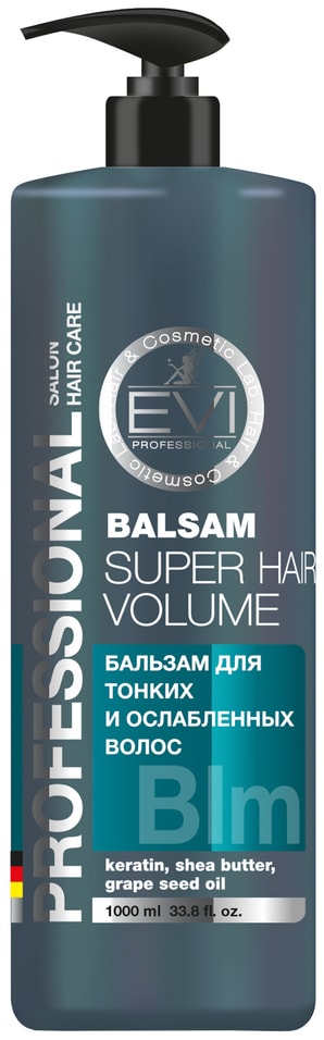 Бальзам-ополаскиватель EVI professional Объем и сила 1л