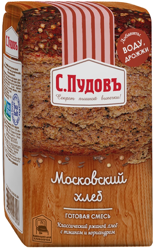 Смесь для выпечки С.Пудовъ Московский хлеб 500г