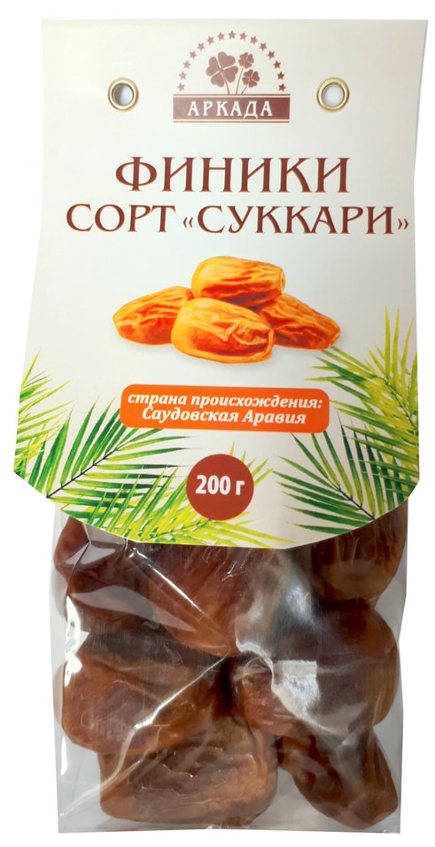 Финики Аркада сорт Суккари 200г