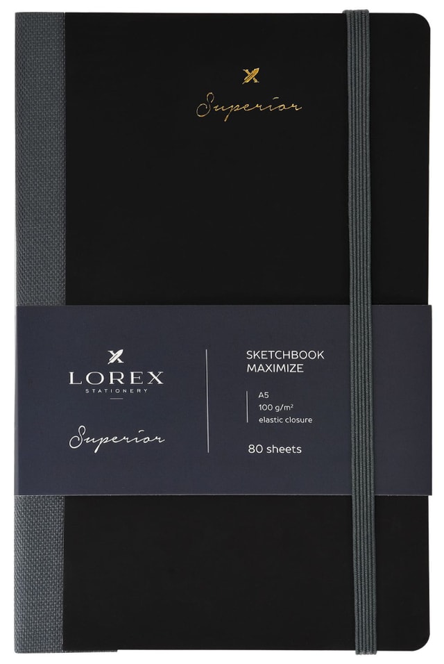 Скетчбук Lorex Maximize Superior Soft touch А5 80л