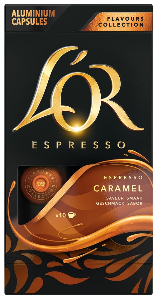 Кофе в капсулах Lor Espresso Caramel 10штс доставкой!