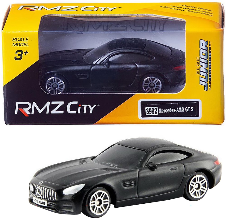 Игрушка RMZ City Машинка Mercedes-AMG GT S черная