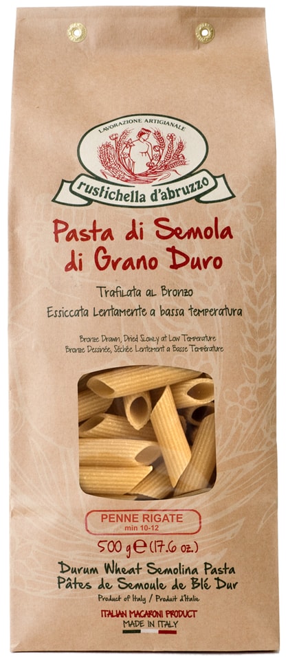Макаронные изделия Rustichella dAbruzzo Пенне Ригате без содержания яиц 500г