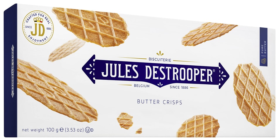 Печенье Jules Destrooper вафельное сливочное 100г
