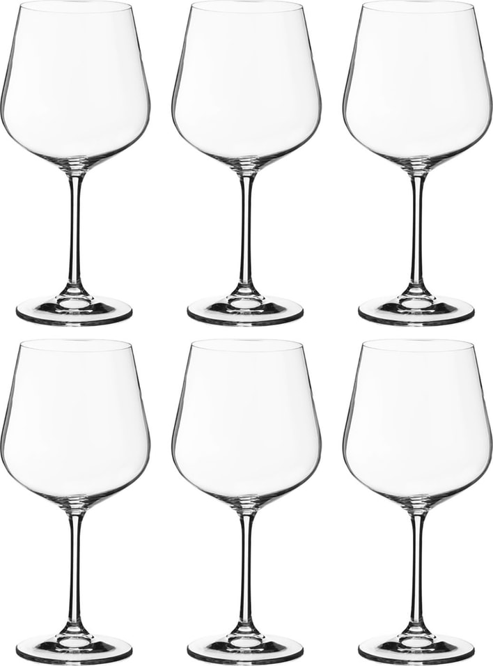 Набор бокалов Crystalite для вина 6шт*600мл от Vprok.ru