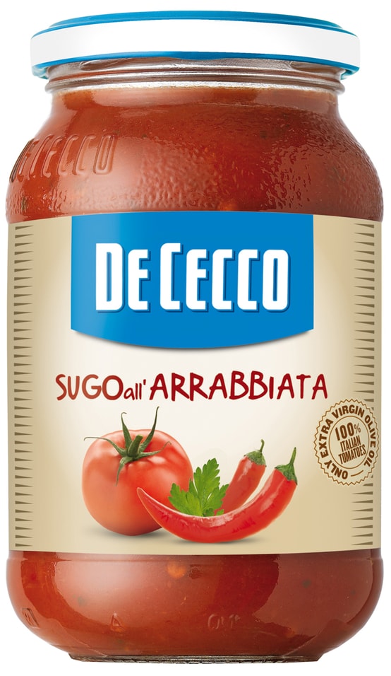 Соус De Cecco томатный Arrabbiata с острым перцем 400г