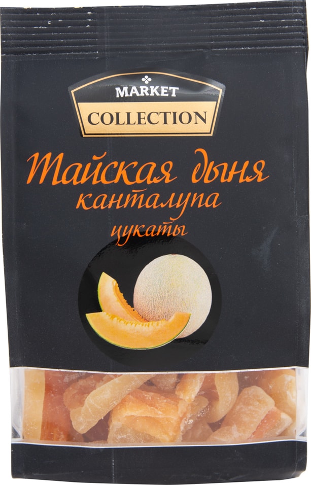 Тайская дыня Market Collection Канталупы цукаты сушеные 120г от Vprok.ru