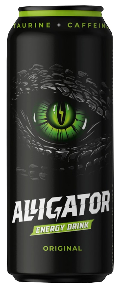 Напиток Alligator энергетический Original 450мл