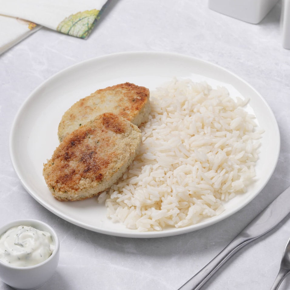 Котлеты Cook Chart рыбные с рисом и соусом Тартар 220г