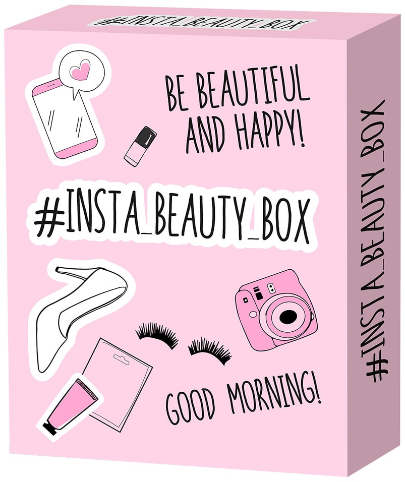 Набор косметический  #Insta_Beauty_Box Маска для лица 15мл + Крем для лица 24мл + Патчи 7г 2шт