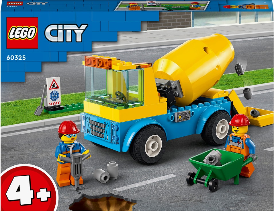 Конструктор LEGO City 60325 Бетономешалка