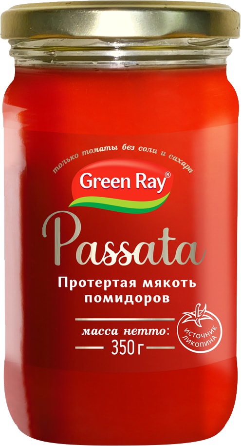 Пюре GREEN RAY Passata томатное 350г