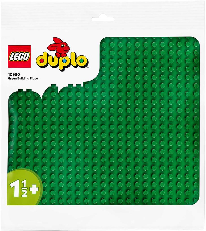 Конструктор LEGO Duplo Classic 10980 Зеленая пластина для строительства
