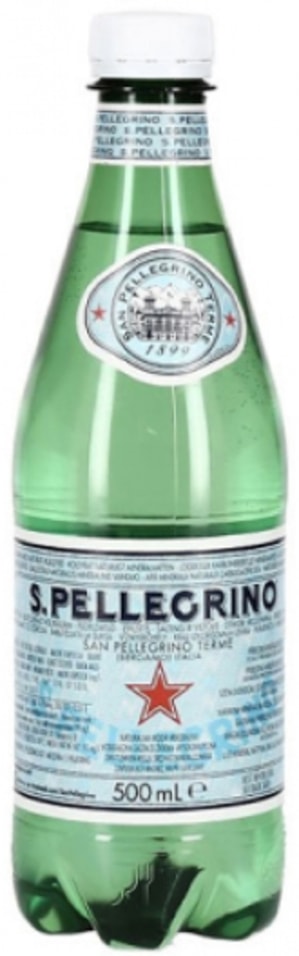 Вода Sanpellegrino минеральная природная питьевая газированная 500мл