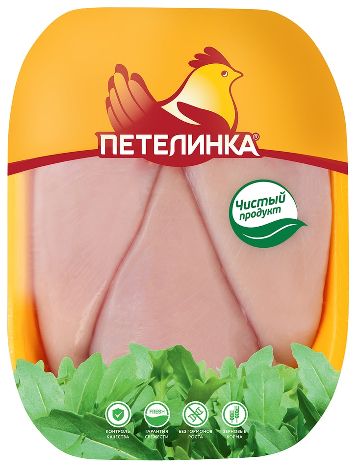 Филе грудки Петелинка куриное 0.6-0.9 кг от Vprok.ru
