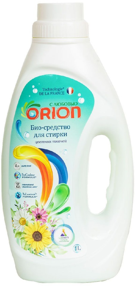 Гель для стирки белья Orion Био для цветных тканей 1000мл